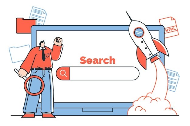 Seo  concept illustration